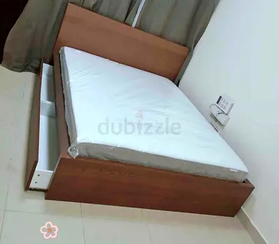 IKEA malam bed with mattress King size