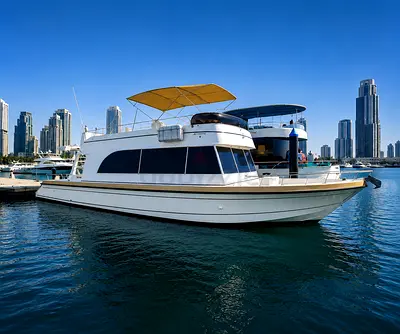 47ft Motor Boat– 2024 – Only 20 Engine Hours - 12 Passengers Capacity