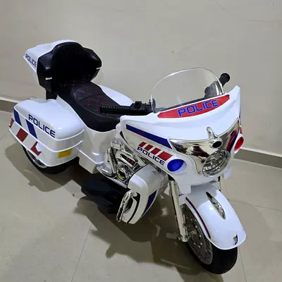 Kids Police Ride-On Motorcycle - Battery Powered