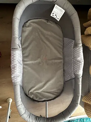 Lightweight Portable Baby Bassinet / Cradle - Grey