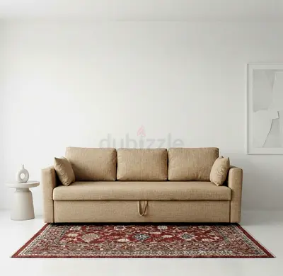 Luxury 3-Seater Sofa Bed
Premium fabric sofa bed designed for comfort and style. Available in beauti
