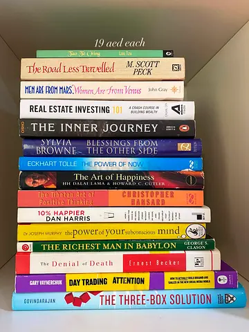 Home delivery available for 8 aed : self-help, psychology and business books - mixed titles