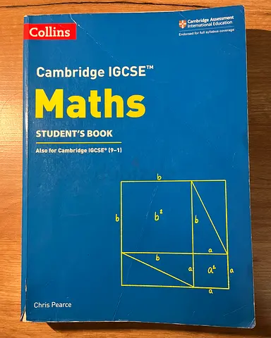 Collins Cambridge IGCSE Maths Students Book (Fourth Edition)