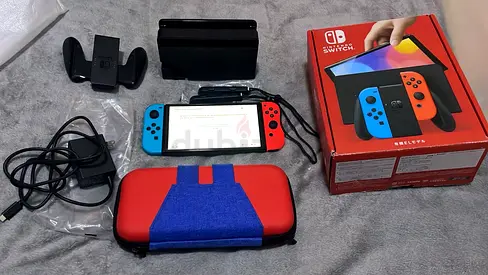 Nintendo switch oled with box no hdmi