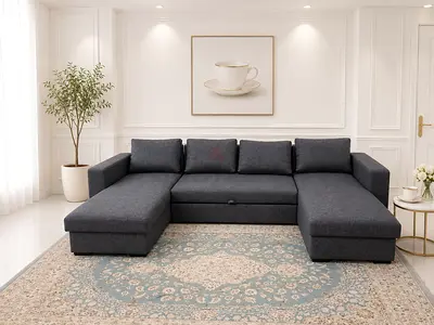 Dark Grey Lounge Sofa – Excellent Condition
A comfortable lounge sofa made for relaxing and family t