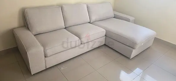 IKEA Kivik L Shape Sofa Beige