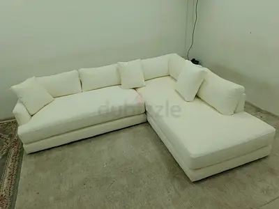 Perfect condition like new west elm lshape sofa for sale
