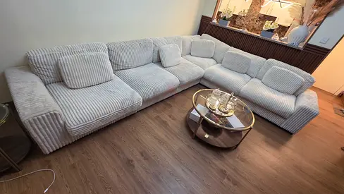 Excellent Condition Pan Home Corner Sofa