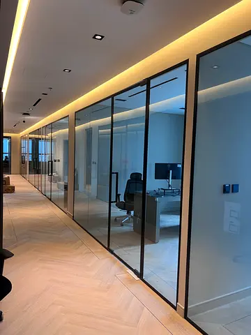 Aluminum and glass