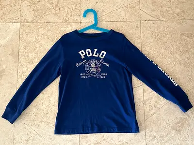 Ralph Lauren Boys Long-Sleeve Round Neck T-Shirt 6 year old