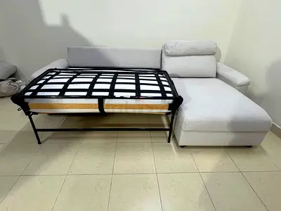 Ikea vimle L shape sofa bed with mattress