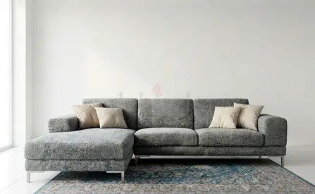 Built with a strong frame to ensure stability and long-term durability.L-Shaped Sofa