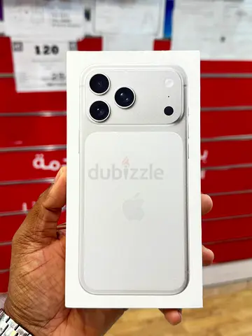 Brand New Sealed iPhone 17 Pro Max 512GB - White (TDRA eSIM) - 5350 AED