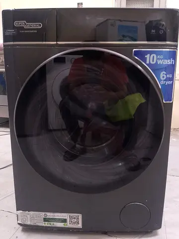 Super General Front Load Washer 10kg Wash / 6kg Dryer - Grey