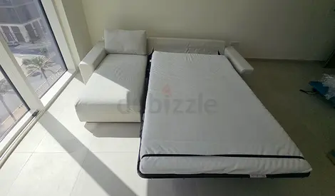 Vimle Gunnared clour fabric Sofa bed with chaise under storage space + Mattress