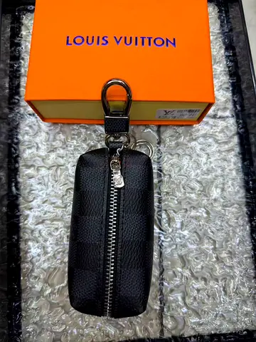 Louis Vuitton Damier Graphite Key Pouch/Small Key Holder with Box