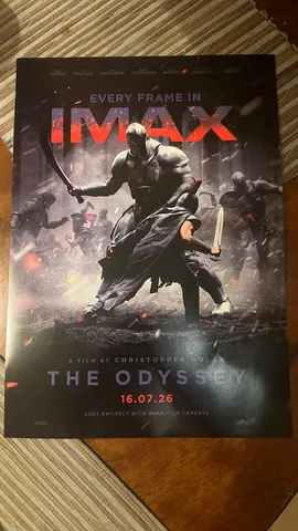 Limited IMAX Movie Poster - The Odyssey by Christopher Nolan
