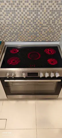 Beko 5 Burners Full Electric Digital Cooking Range latest version 90cm