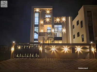 Villa for sale at ajman|al helio2 area|5 master rooms, majlis, 3 halls, roof, maid room|freehold|the price includes registration fees and central A\C.