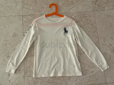 Ralph Lauren Boys Long-Sleeve Round Neck T-Shirt 6 year old