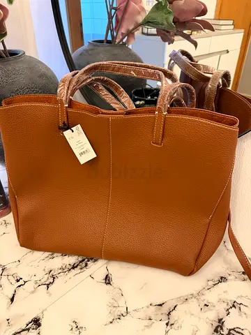 Call It Spring ALARAA Textured Brown Tote Bag - Large