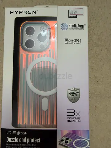 iPhone 16 pro max covers , Hyphen IRIS Series Magnetic Clear Case for iPhone 2024 (Pro Max) - New