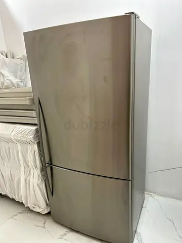 Stainless Steel Bottom-Freezer Refrigerator - Good Condition