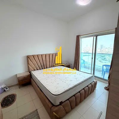 Fully furnished one-bedroom apartment ( 2 bathrooms ) with a hall, with balcony, including all serv