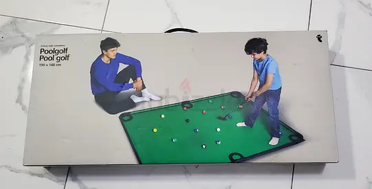: Poolgolf Interactive Game Set (190 x 140 cm) – Fun Family Game(FLYING TIGER