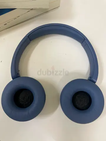 Used over-ear Bluetooth headphones - blue, good condition