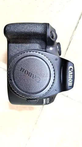 Canon EOS 2000D DSLR Camera with EF 50mm Lens  18-55 mm Lens  Original Charger with Camera Bag