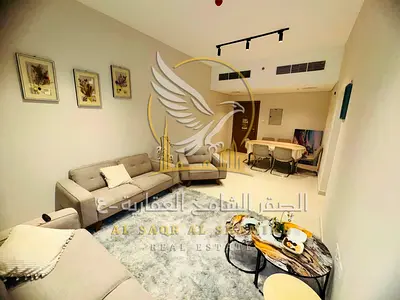 شقه مفروشه للايجار الشهري غرفتين  وصاله منطقه الراشديه  عجمان موقع مميز سهوله الوصول لمخرج دبي والشارقه