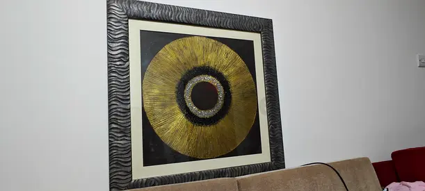 Handmade modern wall Art painting with frame