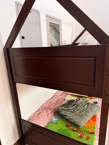 Derby House 90x200 solid wood Bunk bed