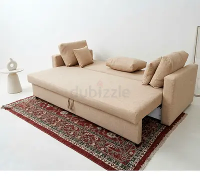 Comfortable 3-Seater Sofa Bed
Perfect for living room, apartment, and villa. Easy conversion into a