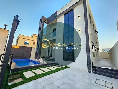 **Brand New Villa for Sale in Al Zahya Four Bedrooms Majlis Living Room Private Swimming Pool AED 1530000 Luxury Finishes Spacious Modern Design Prime