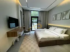 Modern Furnished Studio with Balcony in Aljada | Prime Location