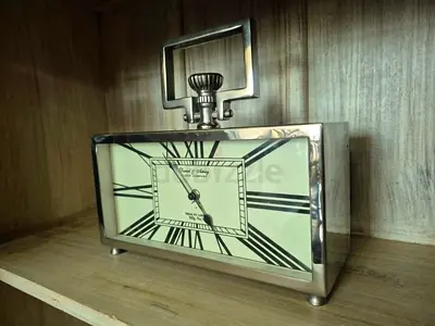 Marina Chrome Table Clock