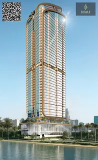 Al Watan Tower | Signature Waterfront Studio | Grand Sea Front Living | 575 Sq.Ft. | 5% Down Payment