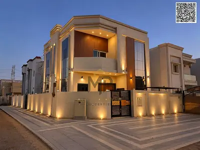 Corner villa for sale in Al Yasmin | 5 master bedrooms | Close to all services | Freehold | Includes air conditioning | No service charges