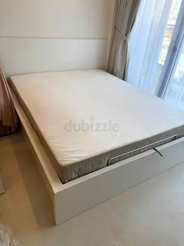 IKEA Hydraulic Storage Bed With Mattress