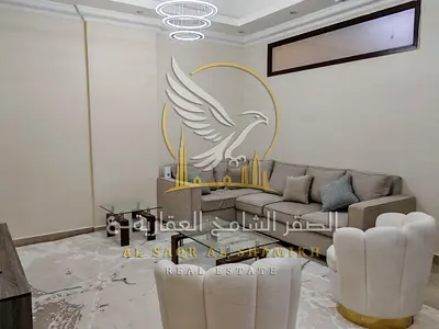 شقه مفروشه للايجار الشهري ثلاث غرف وصاله منطقه الروضه  عجمان موقع مميز سهوله الوصول لمخرج دبي والشارقه