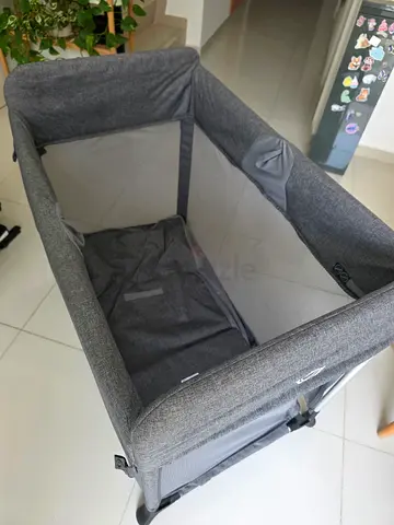 Portable Grey Travel Playpen / Pack n Play - Good Condition 150AED Last price