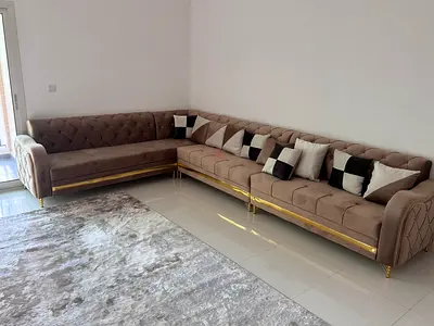 Comfortable Brand New Fabric Sofa Set with Stylish Design and Durable Frame Construction