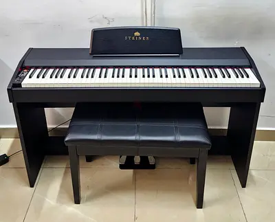 The Steiner DP-400 B (Black) is a popular, full-size 88-key digital piano designed for beginner and