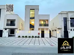 Villa in Ajman | Al Helio 2 area | 5 bedrooms, majlis, 2 halls and roof | Freehold | Price includes 
