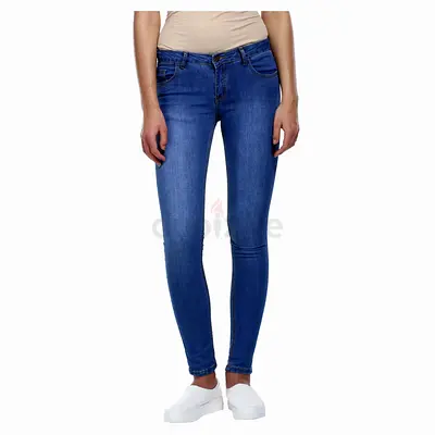 Womens Blue Skinny Jeans - Size Medium