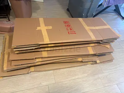 Bundle of Flat Cardboard Moving Boxes – Multiple Sizes, Good Condition