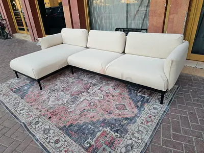 Ikea applaryd beige L shape sofa