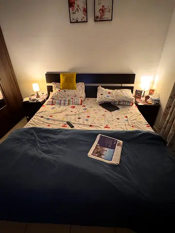 King bed set with mattress